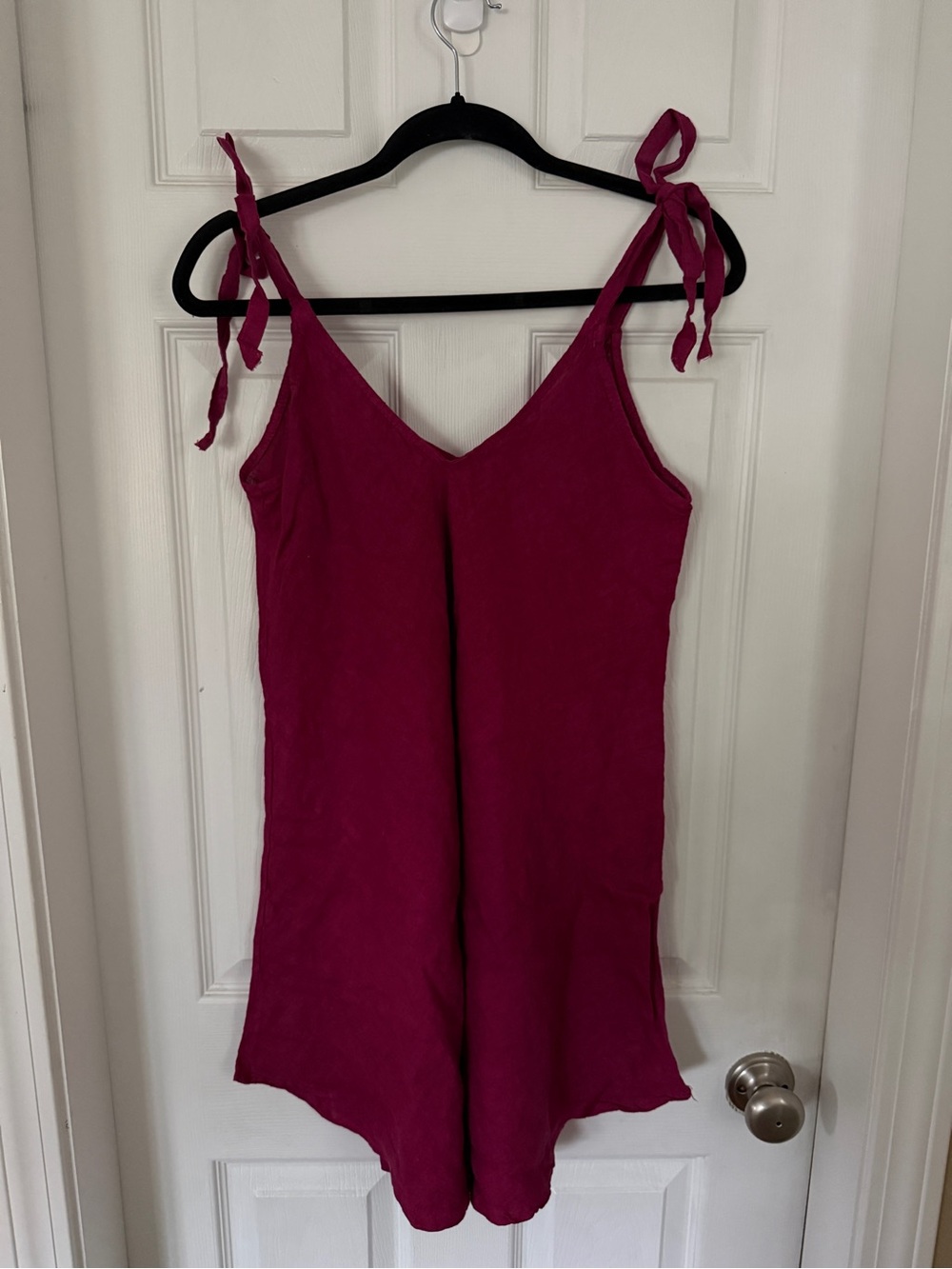 Amalfi Fuchsia Tie-Shoulder Sundress